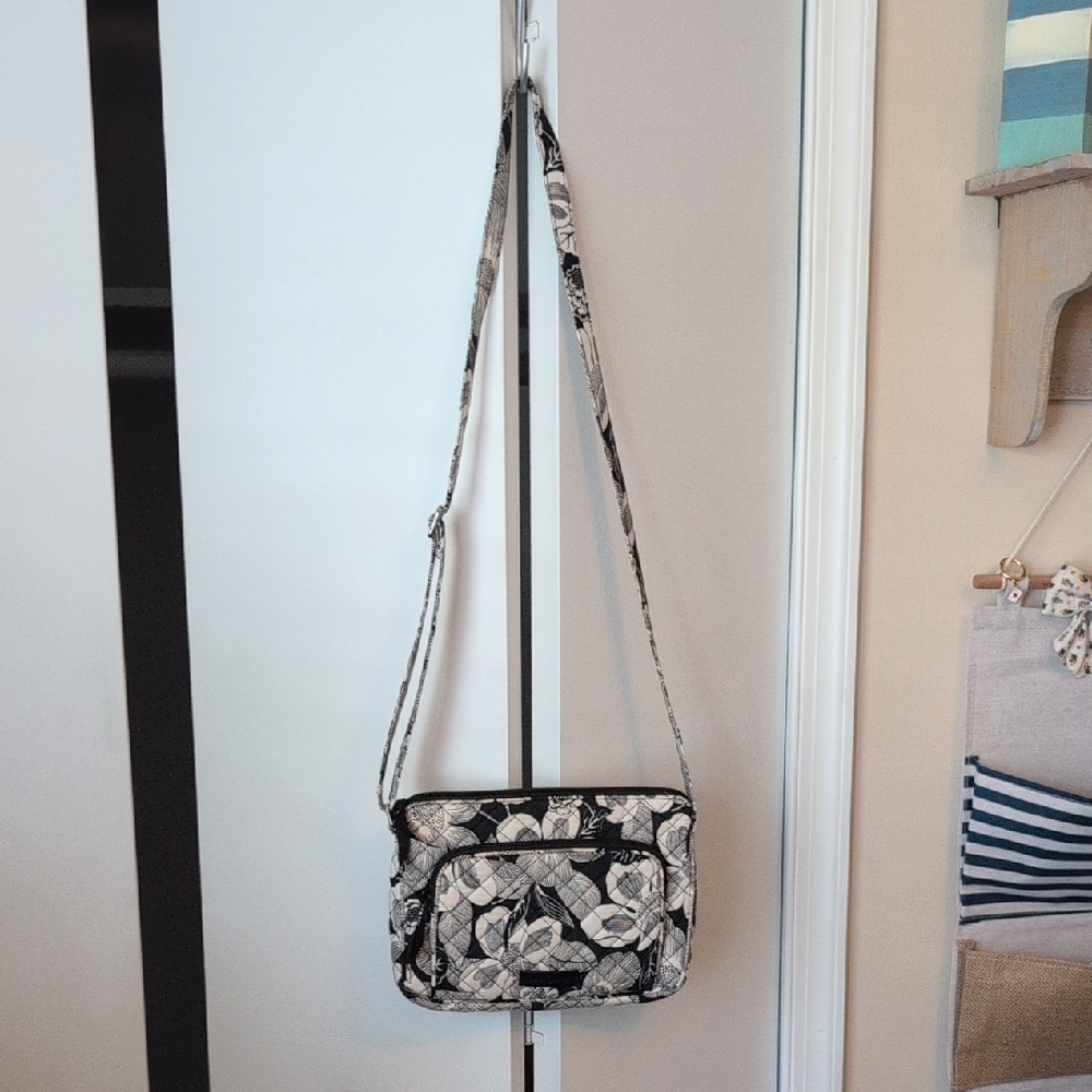 Floral Black and White Women's Bag Vera Bradley